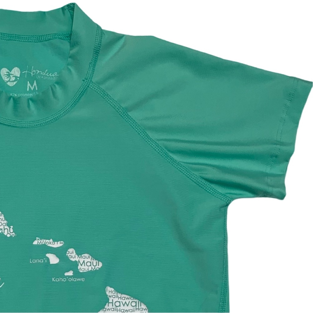 Honolua Surf Company Short Sleeve Rashguard UV Protection Swim Shirt - Picture 4 of 13
